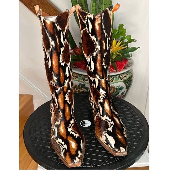 New Free People We The Free Montage Hair On Tall Boots - Picture 4 of 9